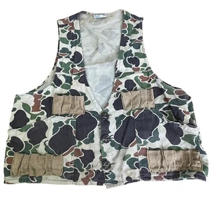 Vintage Red Head Hunting Vest Shooting Ammo Shell Pockets USA XL Camouflage - Picture 1 of 7