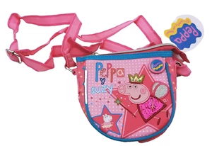  BORSETTA  TRACOLLA  PEPPA PIG 13X13X2 PREZZO STOCK REGALINI FESTE COMPLEANNO - Picture 1 of 1