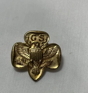 Girl Scout Uniform Lapel Hat Pin Vintage Membership Badge Sash Pin - Picture 1 of 3