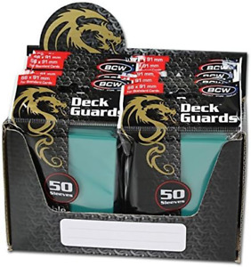 BCW 1000 Premium Teal Double Matte Deck Guard Sleeves