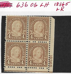 636 plate 18365.LR OG LH - Picture 1 of 2