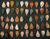 **1"-1.5" Flint ARROWHEAD Spear Point Great Quality Points Per Buy It Now** Details about    75