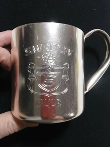 Taza de vodka vintage color cobre aluminio smirnoff mula publicidad - Imagen 1 de 2