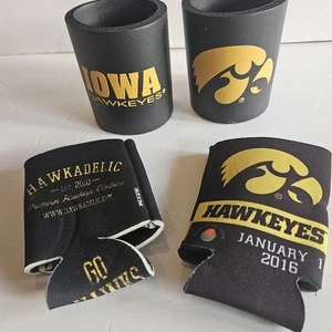 Iowa Hawkeye Can Cooler Lot , Rose Bowl, Sturdy Foam - Picture 1 of 8