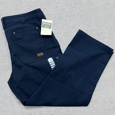 NUEVO Pantalones de Carga Duluth Trading Para Hombre 42x30 Azul Marino Duluthflex Manguera contra Incendios Trabajo Foto 1 de 4