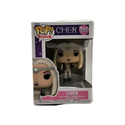 Funko Pop Rocks Cher #385 Figura Vinilo Coleccionable Caja Usar Pop! Juguete Rock Star Foto 1 de 4
