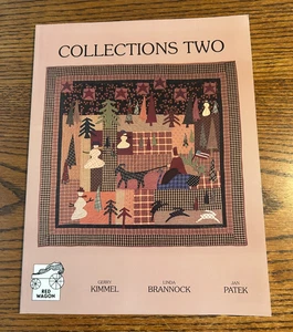 Uncut 1991 Quilt Pattern Book Collections Two Pumpkin Santa Angel+ Projects VTG - Picture 1 of 5
