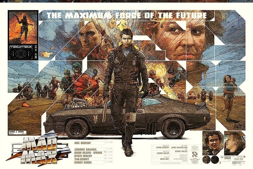 Mad Max Siebdruck von Krzysztof Domaradzki - Regular Edition - Nt Mondo BNG - Bild 1 von 1