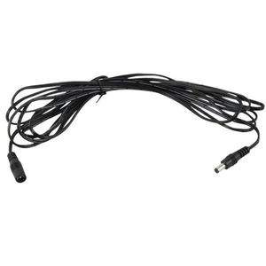 10ft DC Power Extension Cable 5.5mm x 2.1mm Male Female Cord 10 feet/3M 20AWG - Picture 1 of 5