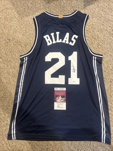 DUKE BLUE DEVILS- JAY BILAS SIGNED AUTOGRAPH JERSEY JSA COA BROTHERHOOD - Picture 1 of 7