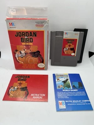 Jordan vs Bird: One on One Nintendo NES Complete CIB + Poster Nice! - Image 1 of 4
