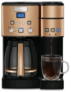 NEW! Cuisinart Single Serve + 12 Cup Coffee Maker Limited Edition Copper Series - Picture 1 of 6