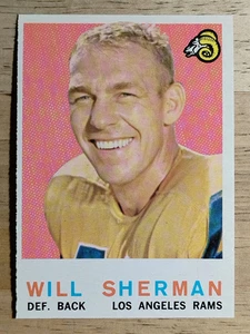 1959 Topps #127 Willard Sherman (excelente) - Imagen 1 de 2