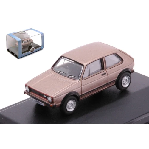 VW GOLF GTI COPPER BROWN METALLIC 1:76 Oxford Auto Stradali Modellino Nuovo - Immagine 1 di 1