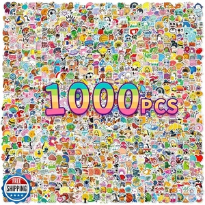 1000 Stck./Set zufälliges Thema keine Wiederholung niedliche Cartoon Aufkleber für K - Bild 1 von 5