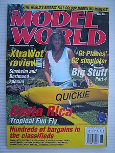 RC Model World - Ferngesteuertes Flugzeug - Juni 2001 komplett mit unbenutztem Plan - Bild 1 von 1