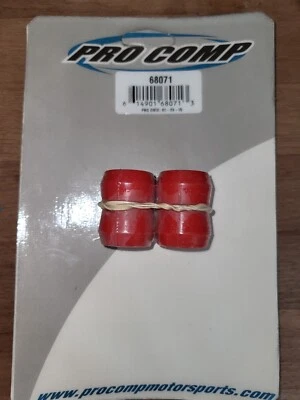 QTY: 2 Pro Comp Suspension Shock Absorber Red Bushing # 68071 - Image 1 of 2