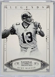Kurt Warner SP 2012 National Treasures Legends 160 #'d /99 - Picture 1 of 2