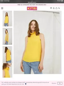 Kitri Yellow Top Size 16 NWOT - Picture 1 of 4