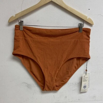 Calia Women's Wide Banded High Rise Swim Bottom APRICOT AURA WSA23408N - Image 1 of 4