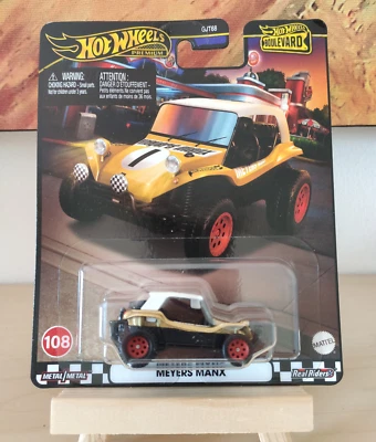 Hot Wheels Meyers Manx Premium Boulevard 108 Nuova in Blister HRT57 GTJ68 - Immagine 1 di 2