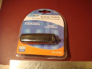 NEW Zeikos Remote switch for canon Digital SLR pro cameras - Picture 1 of 3