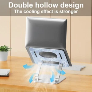Laptop Stand Adjustable Height Heat Dissipation Bracket for Up to 17Inch Laptops - Afbeelding 1 van 11