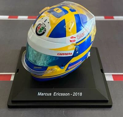 NEW RARE 1:5 Casco Helmet F1 MARCUS ERICSSON 2018 SPARK no Minichamps - Immagine 1 di 4