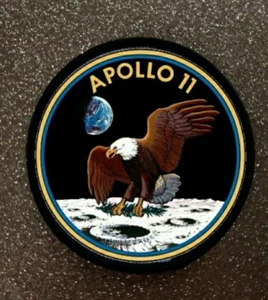 3" Apollo 11 NASA Mondmission Sublimation Aufbügeln oder Aufnähen Patch Abzeichen - Bild 1 von 1