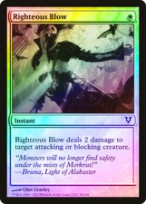 Righteous Blow FOIL Avacyn Restored NM White Common MAGIC MTG CARD ABUGames