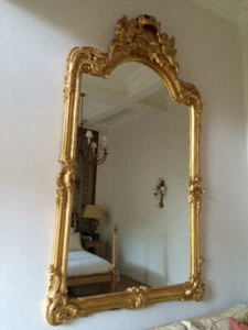 Guilt mirror, vintage, extra large, perfect condition - Picture 1 of 7