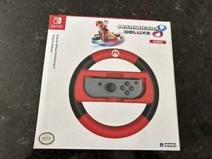 • Brand New • Mario Kart 8 Deluxe Racing Wheel • Nintendo Switch • UNOPENED • - Picture 1 of 5