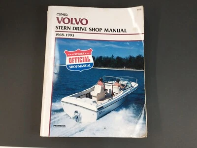 Manual de taller de conducción de popa Volvo Clymer 1968- 1993 (B770) Usado Foto 1 de 4