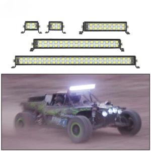 Feux de toit à barre lumineuse DEL super lumineux pour voiture chenilleuse Axial 90046 D90 1:10 RC - Photo 1/16