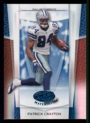 2007 Leaf Certified Materials Mirror Blue #6 Patrick Crayton /50 - Image 1 of 2