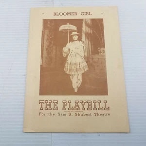 Bloomer Girl Spielzettel Shubert Theater 1945 Nanette Fabray Joan McCracken - Bild 1 von 4