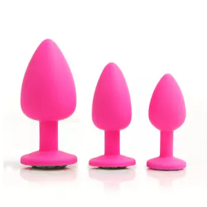 Female-Silicone-Anal-Butt-Plug-Pull-Bead-Stimulation-Masturbation-for-Adults-Toy - Photo 1/11