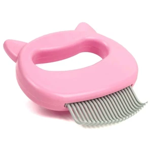 Original Pet Hair Removal Massaging Shell Comb w/ Soft Deshedding Brush Grooming - Picture 1 of 11