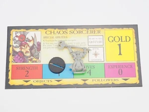 GW TALISMAN DRAGONS TOWER CHAOS STREGONER MINI CON CARTA. VERDE 1460 - Foto 1 di 2