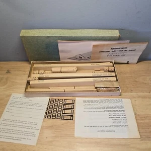 Rare 1950's MIN-SCALE MILLWORKS HO Flexi-Fit Building Kit #3 Kingston Tennessee - Picture 1 of 8