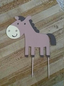 Horse Cake Topper! Great for your farm party! CUTE!! - Picture 1 of 1