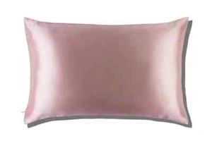 Pure Silk Queen Pillowcase Pink - Picture 1 of 1