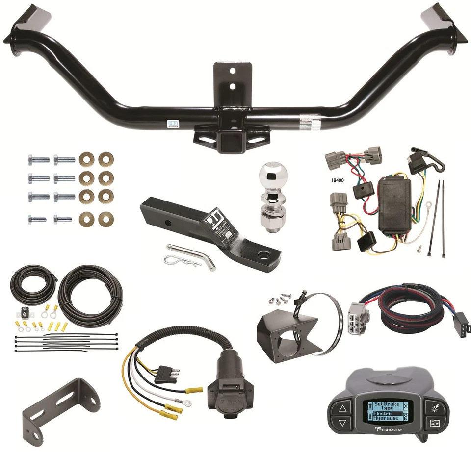 ENGANCHE DE REMOLQUE PARA 06-14 HONDA RIDGELINE PAQUETE CON CONTROL DE FRENO TEKONHA PRODIGY P3 Foto 1 de 1