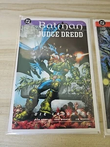 Batman Judge Dredd DC Comics Graphic Novel #1+#2 "Die Laughing" Brand New Books  - Picture 1 of 15