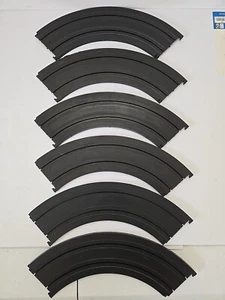 Aurora AFX Slot Car Track 2519 9" Radius Curve 1/4 Circle Lot Of 6 Pieces 1973 - Picture 1 of 18