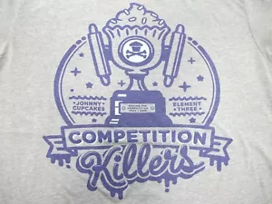 Johnny Cupcakes - Element Three - Competition Killers - 2015 Men's M Gray Shirt - Picture 1 of 9