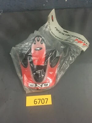 Axo 头盔遮阳板 Berik 红色黑色 mm 碳 50-892 毫米 — 第 1/4 张图片