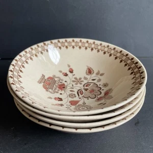 "Juego de 4 cuencos de cereal Johnson Bros Ironstone JAMESTOWN 6""" - Imagen 1 de 6