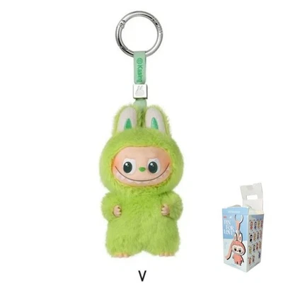 POP MART Labubu V4 The Monsters Pin For Love Alphabet Plush Pendant - Letter V - Image 1 of 4