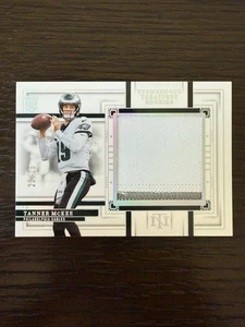2023 Tanner McKee National Treasures Tremendous Patch /25 Rookie Eagles QB SP - Picture 1 of 2